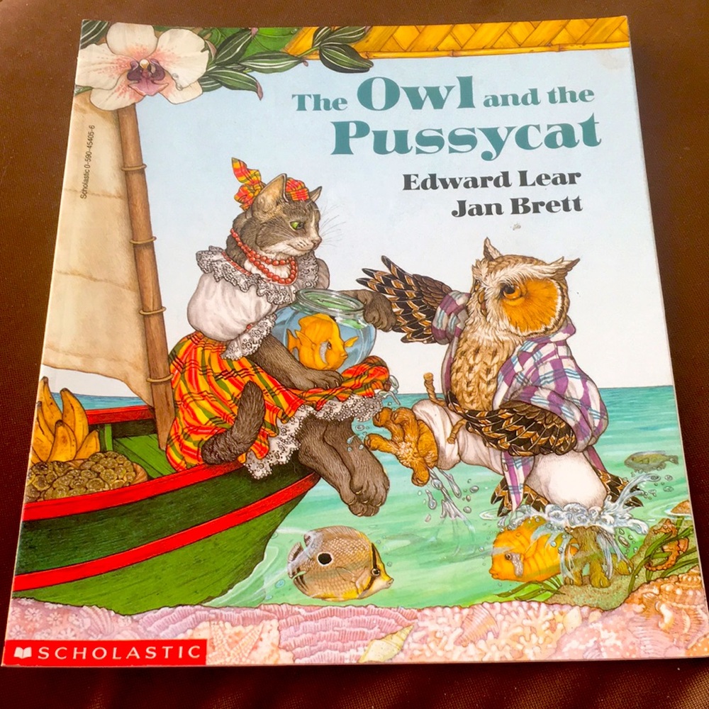 The Owl and The Pussycat by Jan Brett Edward Lear 1997 Paperback